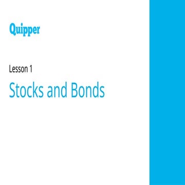 Stocks and bonds | PPTX