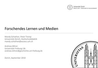 Forschendes Lernen und Medien