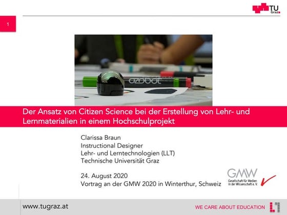 Der Ansatz der „Citizen Science“ bei der Erstellung von Lehrmaterialien in ei...