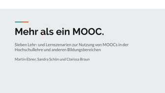 Mehr als ein MOOC