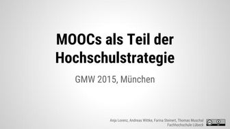 MOOCs als Teil der Hochschulstrategie