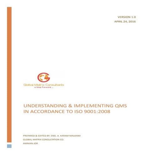 GMX Understanding & Implementing ISO 9001:2008