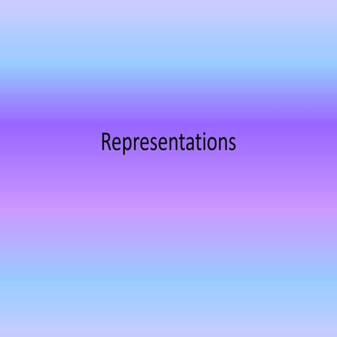 Representations | PPT