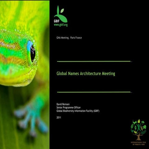 Global Names Architecture - Remsen