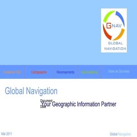 GNAV DATABASE CATALOG 2010 for Morocco | PPT