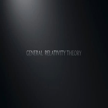 Gneral theory of relativity by albert einstein.pptx