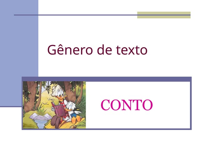 O gênero conto e suas principais características | PPT