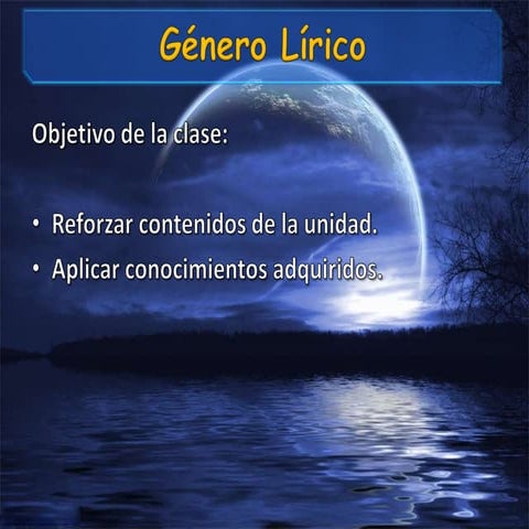 Género lírico