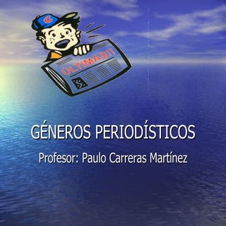 Géneros PeriodÍsticos