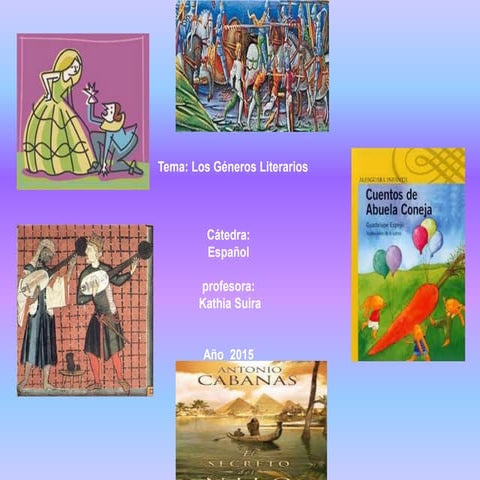 Géneros en prosa y verso