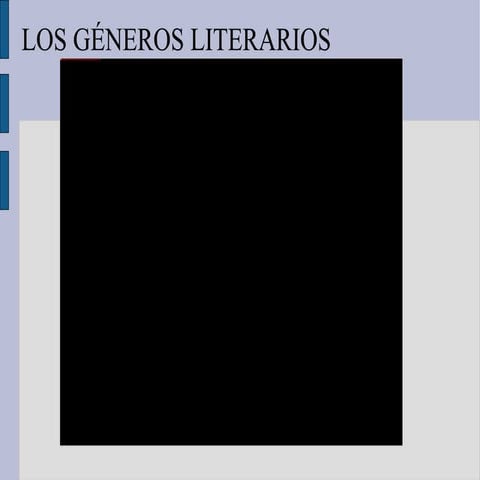 Géneros literarios