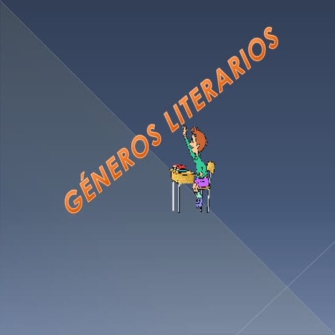 Géneros literarios