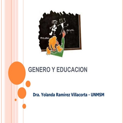 Género y educación por yolanda ramírez