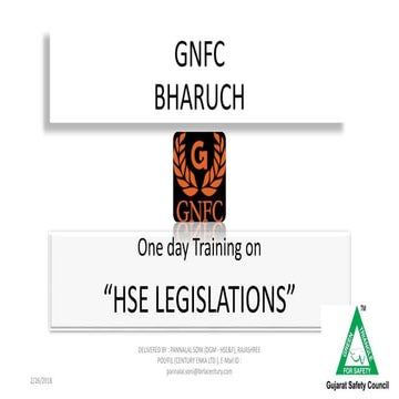 Factories Act 1948 and GFR