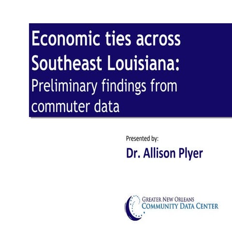 Gnocdc economic ties commuter data