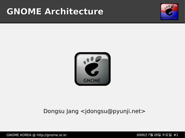 Gnome Architecture