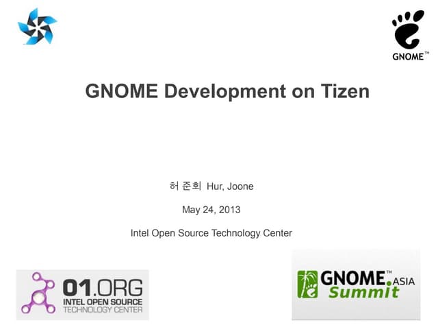 GNOME development on Tizen Mobile