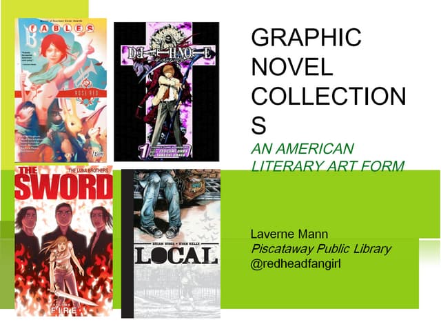 Graphic Novel Readers Advisory