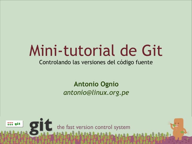 Mini-tutorial de git