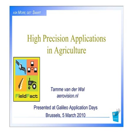 Gnss Opportunities In Precision Agriculture