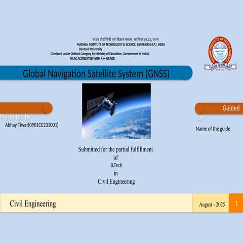 GNSS_Presentation and global navigation and positioning system.pptx