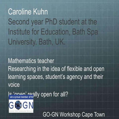 Overview of my PhD research study 