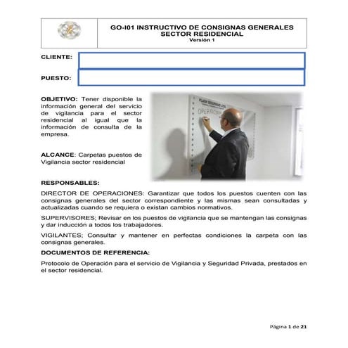 Go i01 instructivo de consignas generales sector residencial