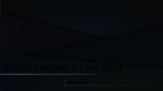 Go lambda-presentation