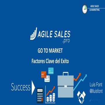 GO TO MARKET Strategy Barcelona StartupWeek 2016