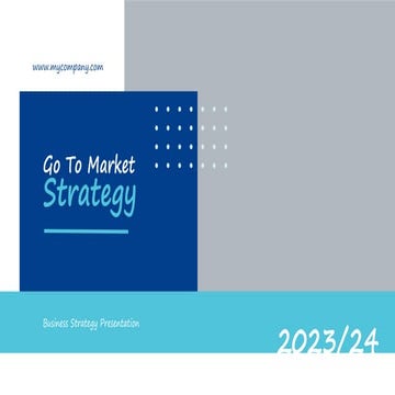 Go To Market Strategy PowerPoint Presentation Template