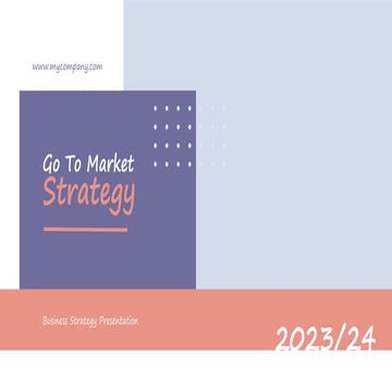 Go To Market Strategy PowerPoint Presentation Template