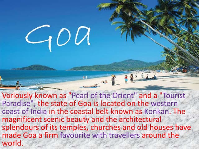 Presentation on Goa | PPTX