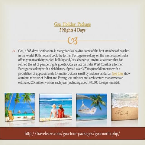Goa  Holiday  Package 3 Nights & 4 Days