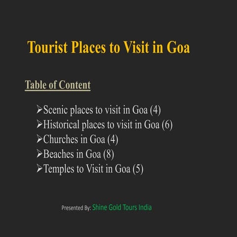 28 Places You Must Visit in Goa