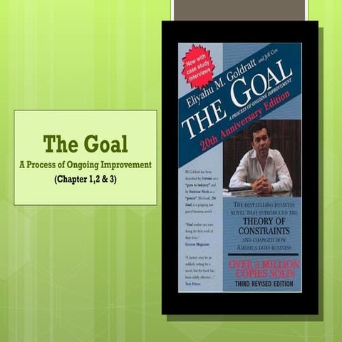 Goal - Eliyahu Moshe Goldratt
