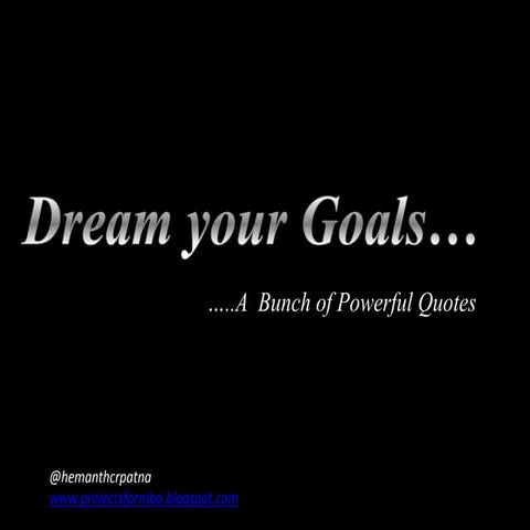 Dream your Goal