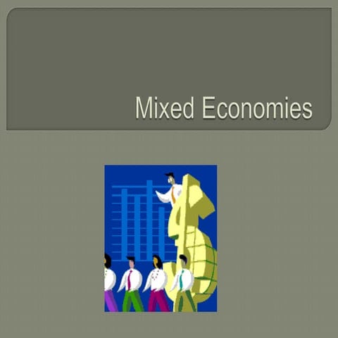 Goal 8 mixed economies
