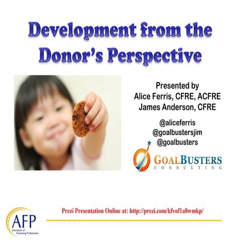Development from the Donor's Perspective