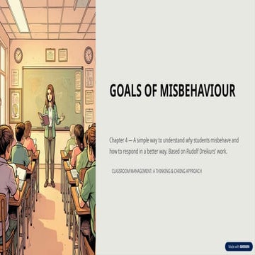 Understanding and Managing Student Misbehavior: Goals and Responses ...
