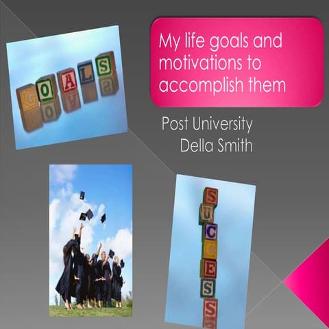 Goals asignment powerpoint presentation