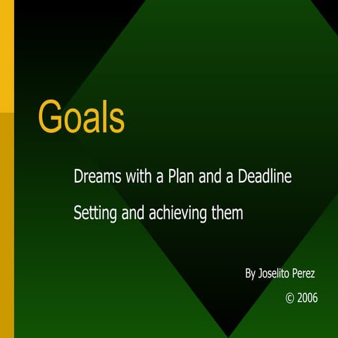 Goal Setting