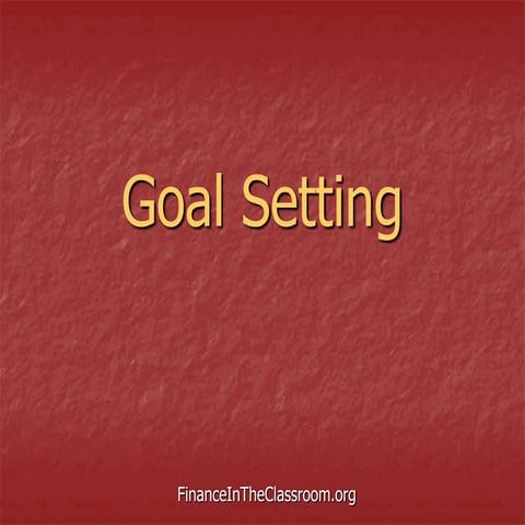 GoalSetting.ppt