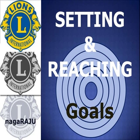 Goal setting RLLI 2017 | PPTX