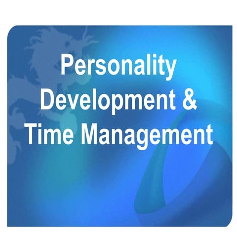 Goal setting and time management | PPTX