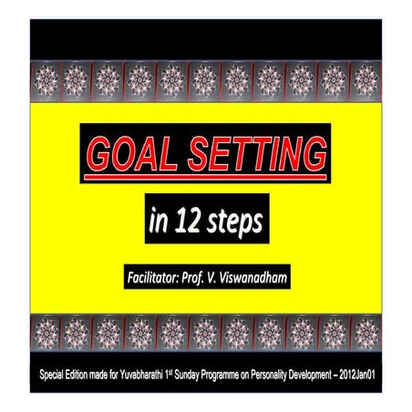 Goal setting in 12 steps