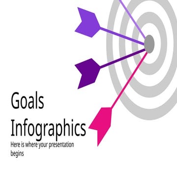 Goals Infographics by Slidesgo plantilla ppt