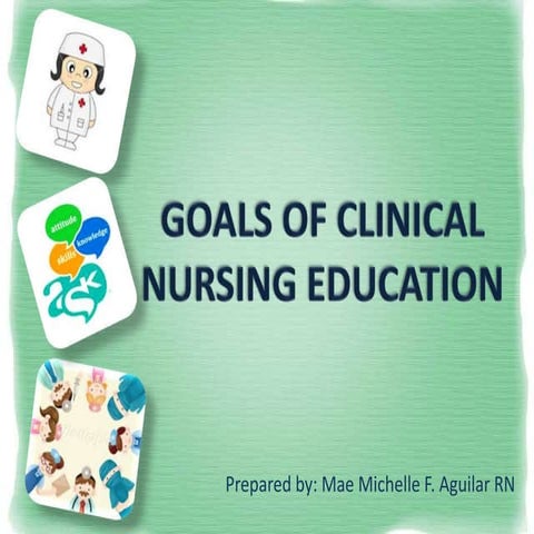 Goals of clinical nursing education