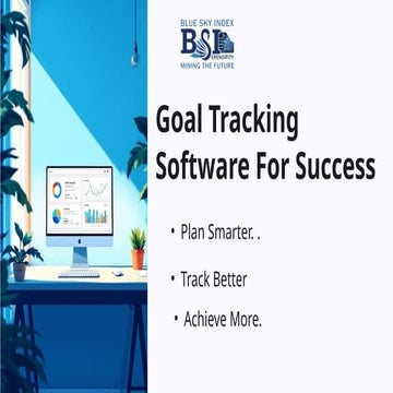 Goal Tracking Software For Success That Delivers Results | PPTX