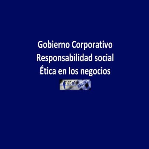 Gobierno Corporativo