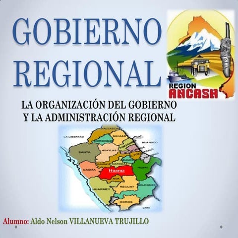 Estructura Organica de los Gobiernos regionales. | PDF